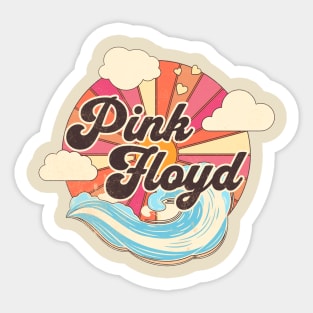 Pink Ocean Summer Sticker